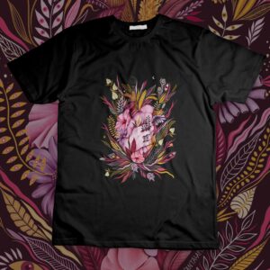 Corazon vegetación Camiseta