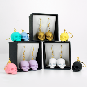 Pendientes calavera (varios colores)