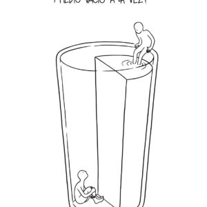 ¿Se puede ver el vaso medio vacío y medio lleno a la vez?
