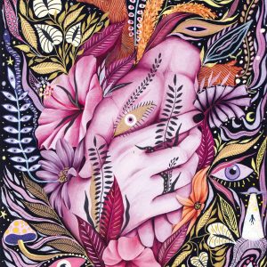 Corazón vegetación intervenido