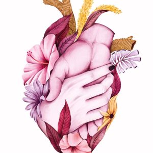 Corazón vegetación